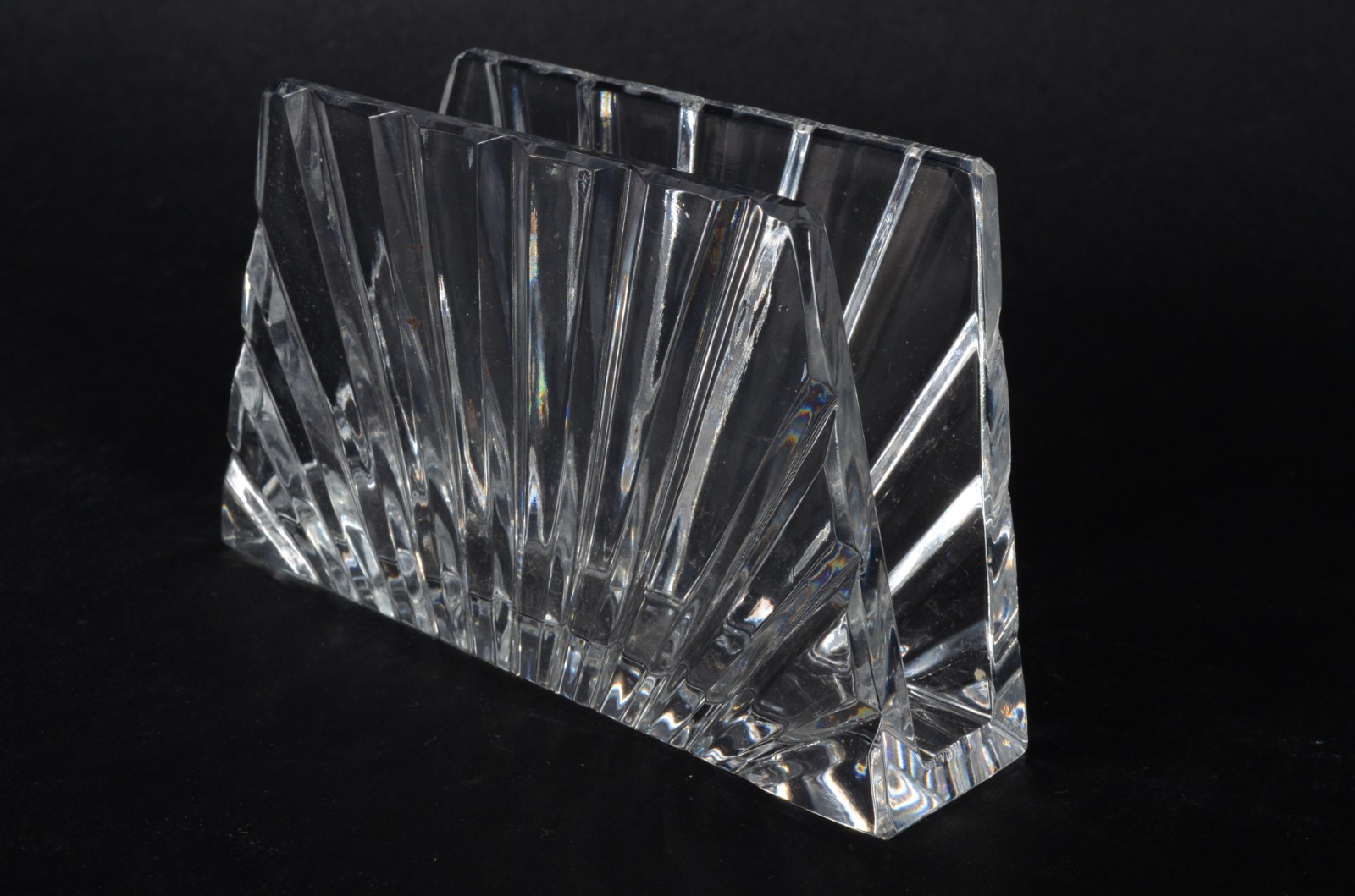 Oito peças diversas de cristal/vidro, sendo: Prato para sobremesa de... - foto 8 de 11