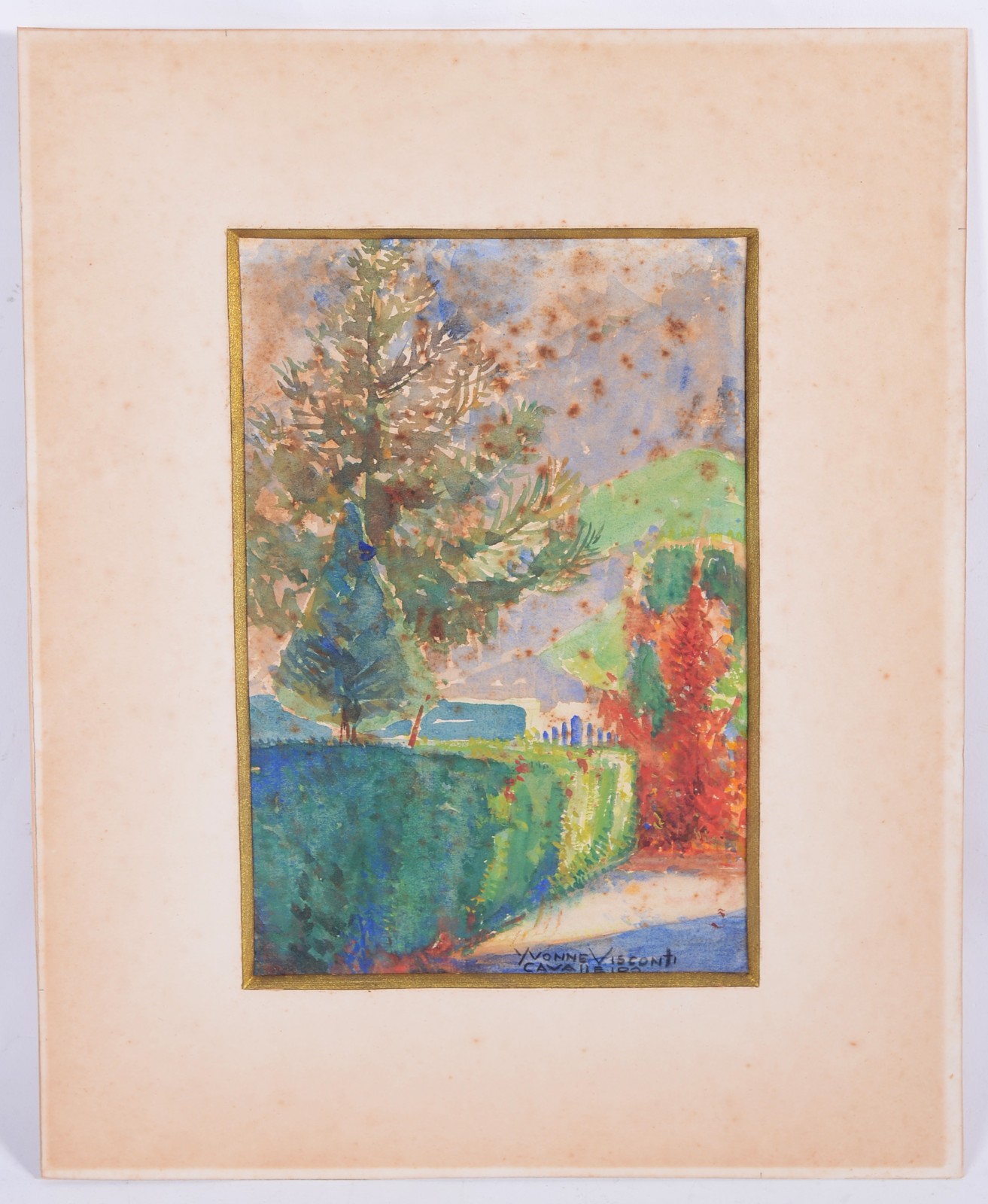 Yvonne Visconti (1902-1965), Vista do jardim da casa de Visconti em Teresópolis - foto 4 de 7