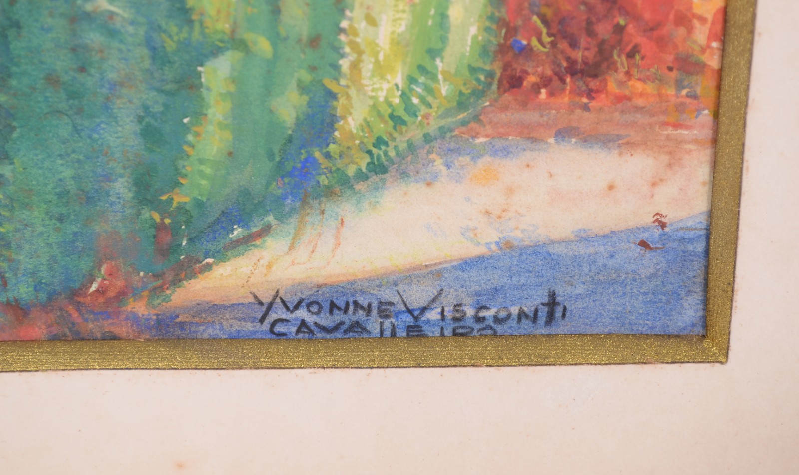 Yvonne Visconti (1902-1965), Vista do jardim da casa de Visconti em Teresópolis - foto 5 de 7