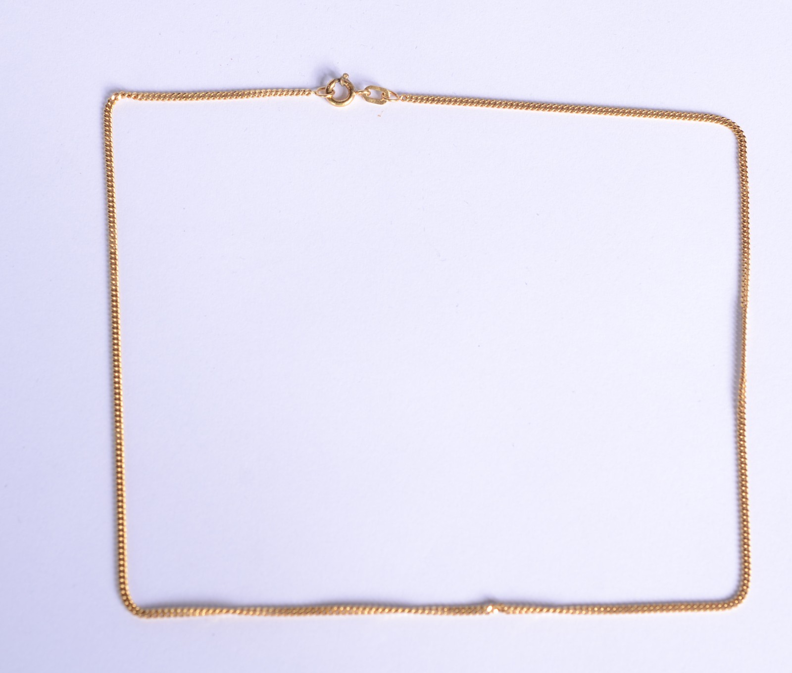 Colar de ouro 18 k., contraste 750 mls. (Por motivos de segurança a... - foto 1 de 4
