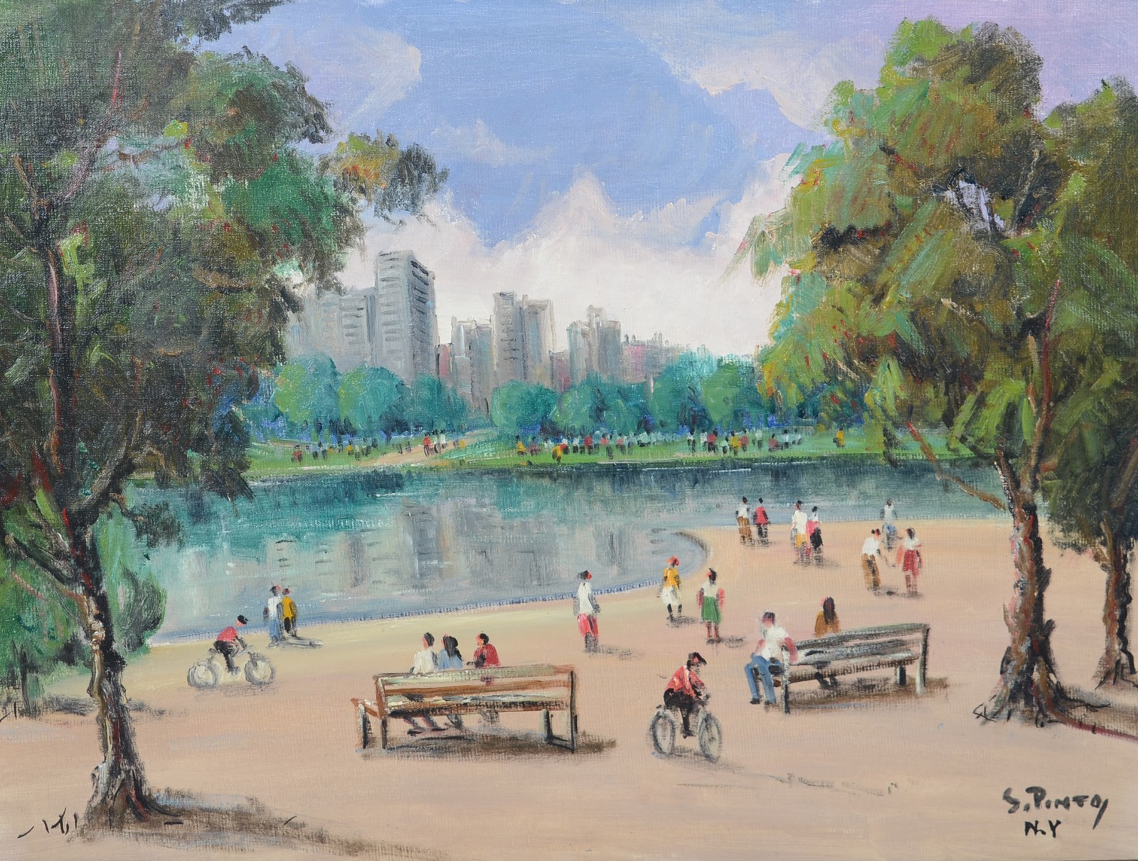 Sylvio Pinto (1918-1997), Manhattan - Central Park - foto 1 de 5