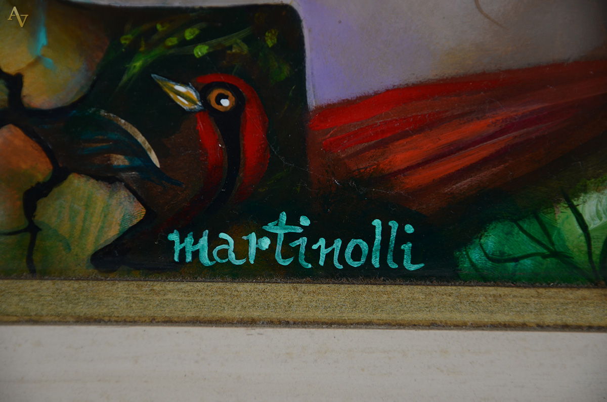 MARTINOLLI (1938) - Momento ecológico - ose - 20 x 26 - foto 3 de 4