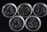 Diversas peças de cristal/vidro, sendo: prato p... - Diversas peças de cristal/vidro, sendo: prato para bolo, fruteira de vidro frisado, 3 travessas retangulares e 14 porta copos (modelos diferente...