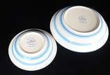 Conjunto para massa de cerâmica pintada a mão -... - Conjunto para massa de cerâmica pintada a mão - Casa Domani - Toscana, composto de: 8 pratos fundos e 2 bowls grandes (pequeno bicado). Total: 9...