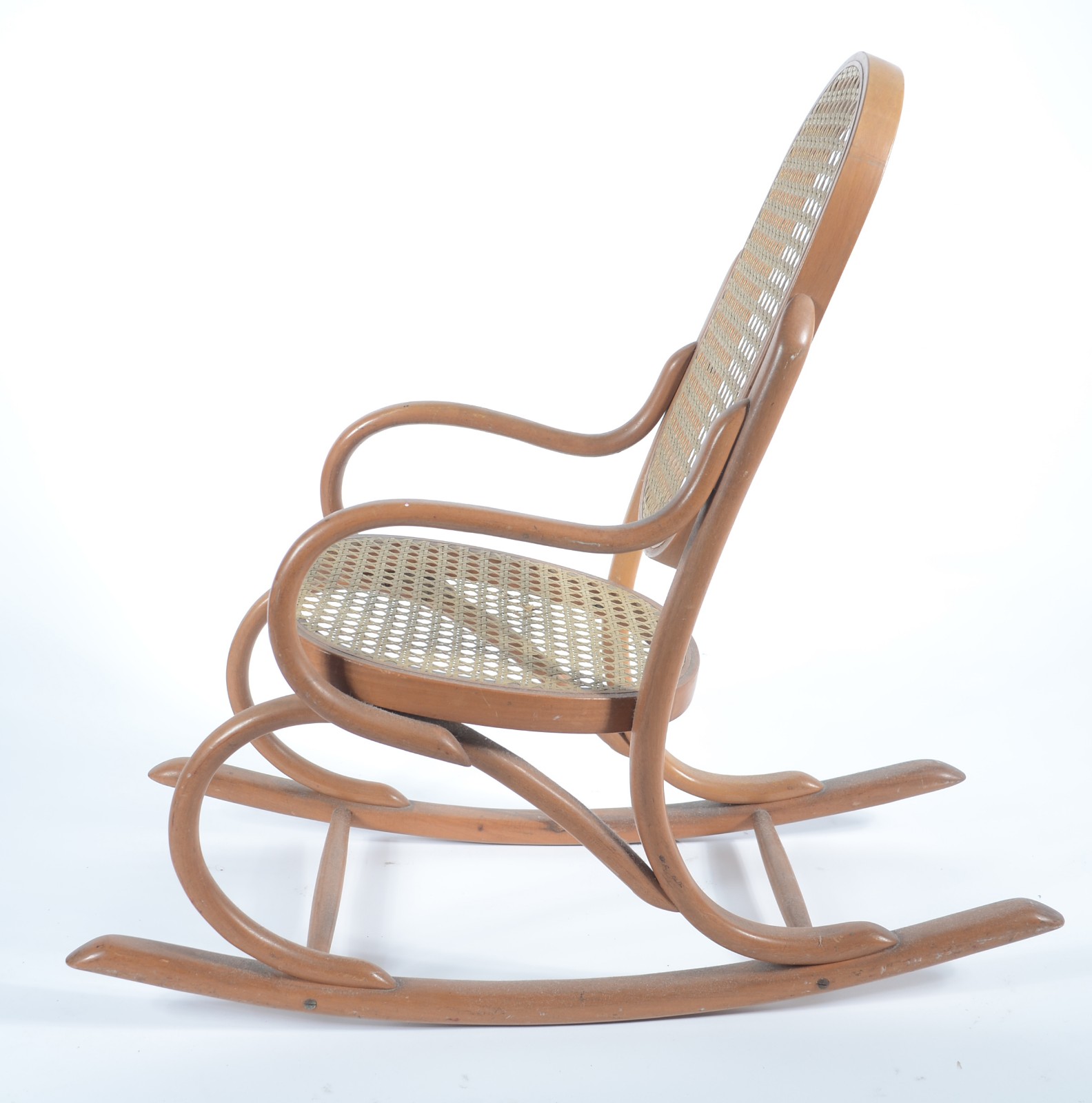 Cadeira infantil de madeira nobre, estilo austríaca Thonet, forração... - foto 3 de 4