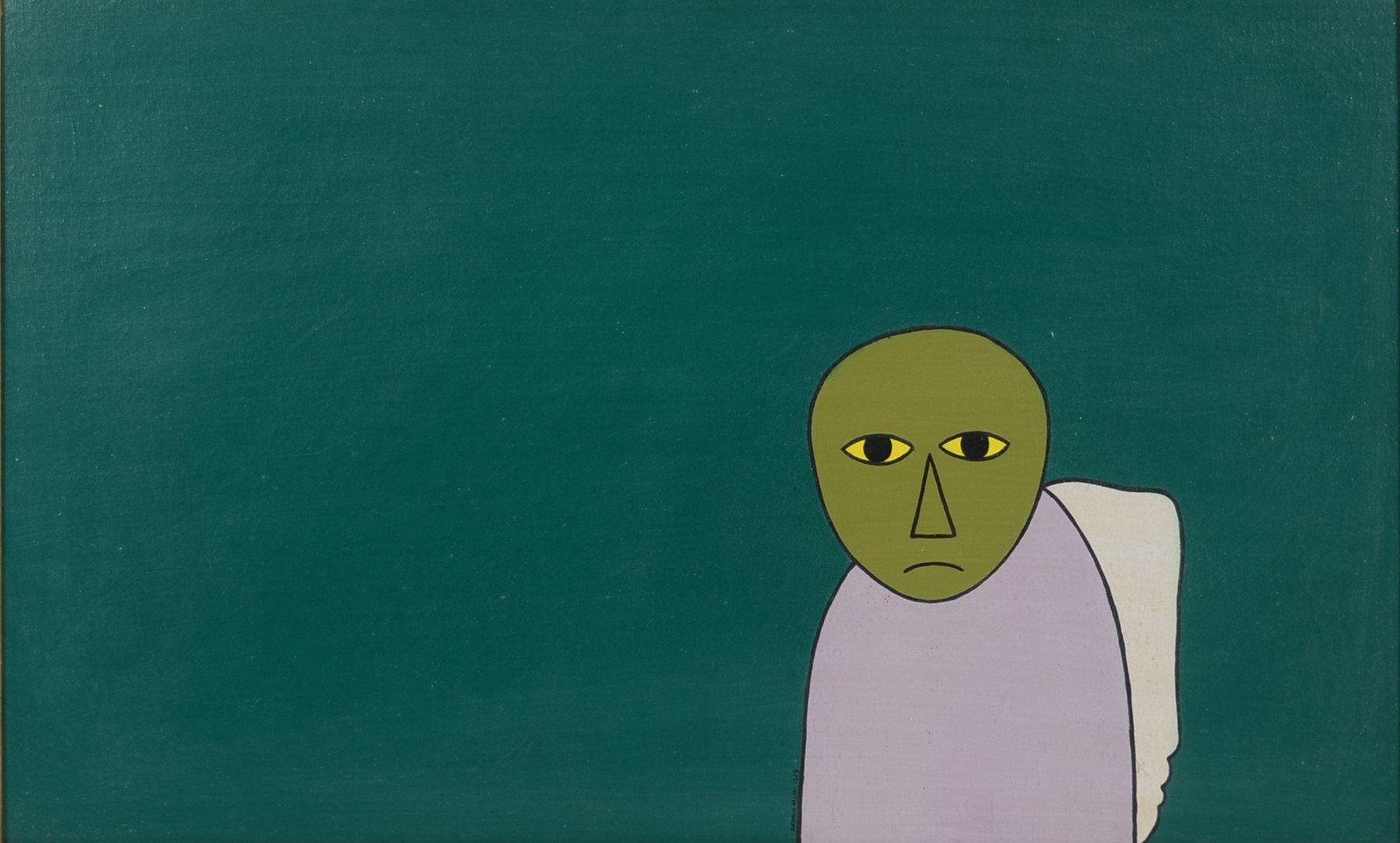 Antonio Maia (1928-2008), Anjo sobre Fundo Verde - foto 1 de 6