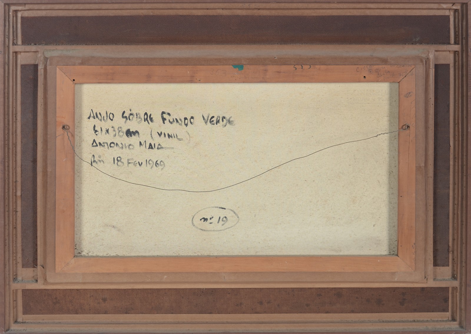 Antonio Maia (1928-2008), Anjo sobre Fundo Verde - foto 5 de 6