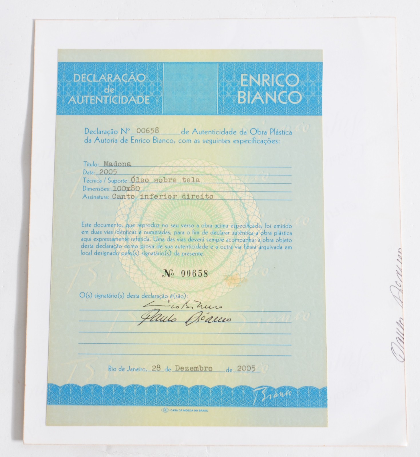 Enrico Bianco (1918-2013), Madona - foto 7 de 7