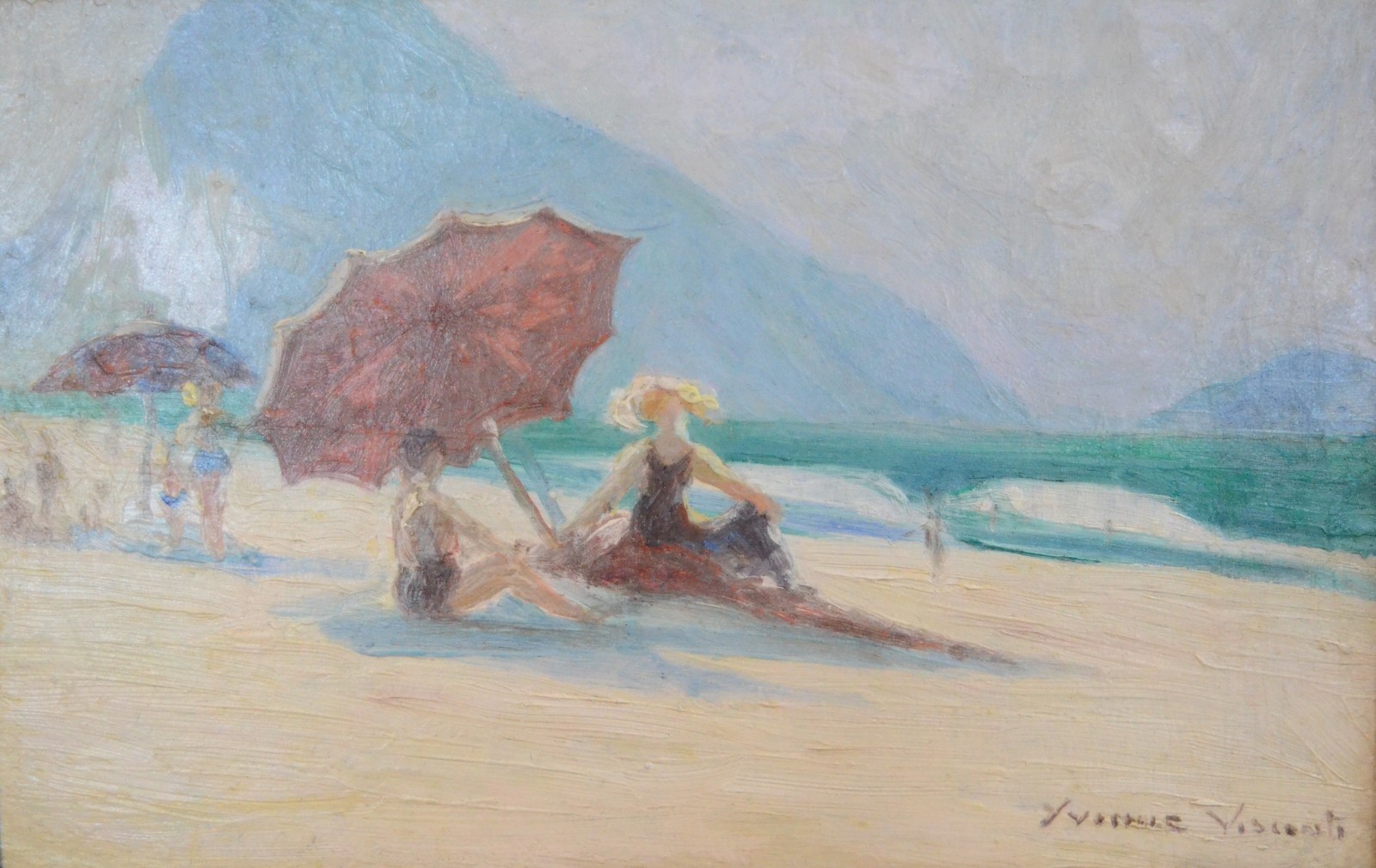 Yvonne Visconti (1902-1965), Praia do Leme - foto 1 de 4
