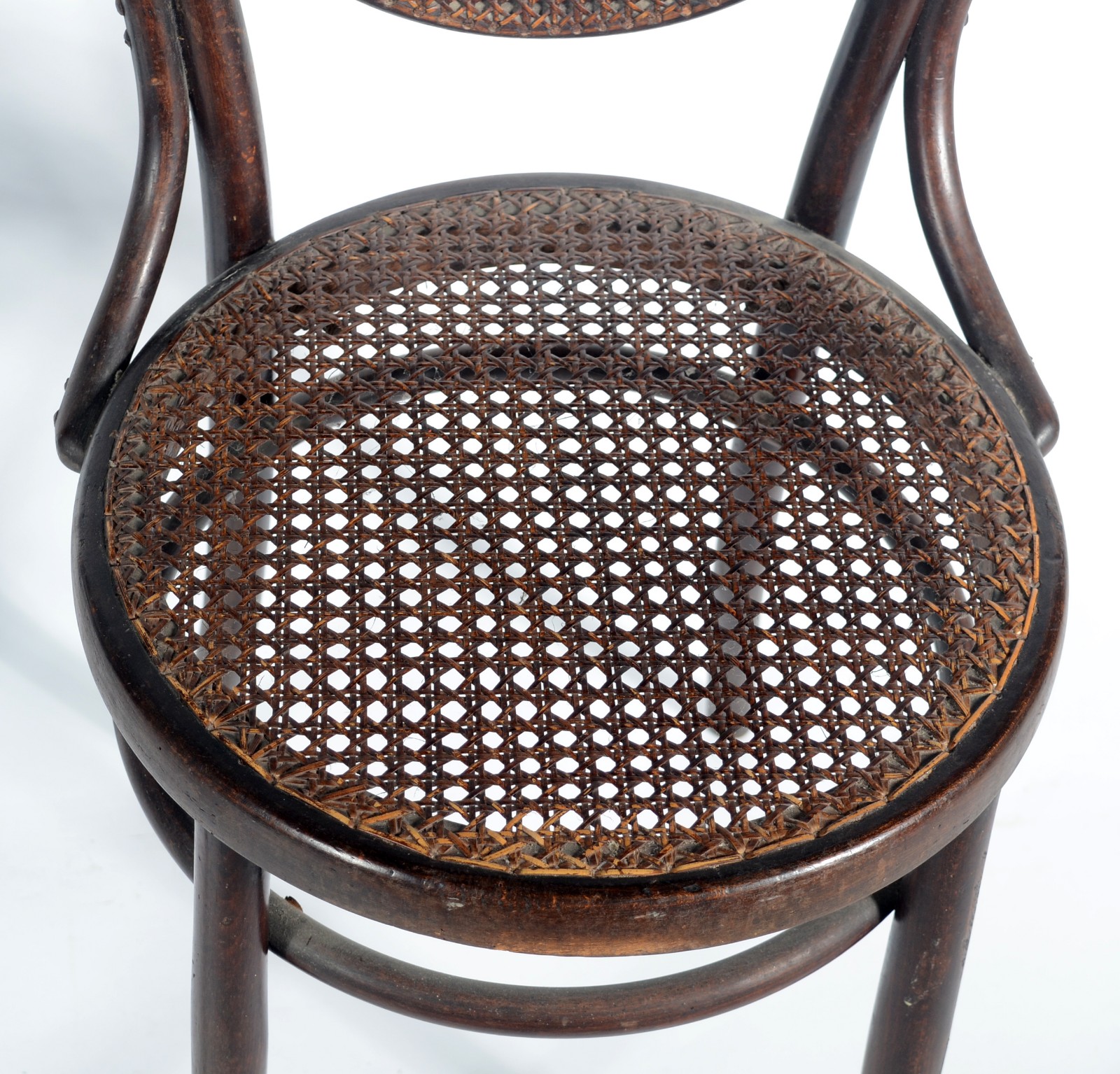 Par de cadeiras de madeira no estilo austríaco "Thonet", forração de... - foto 7 de 8