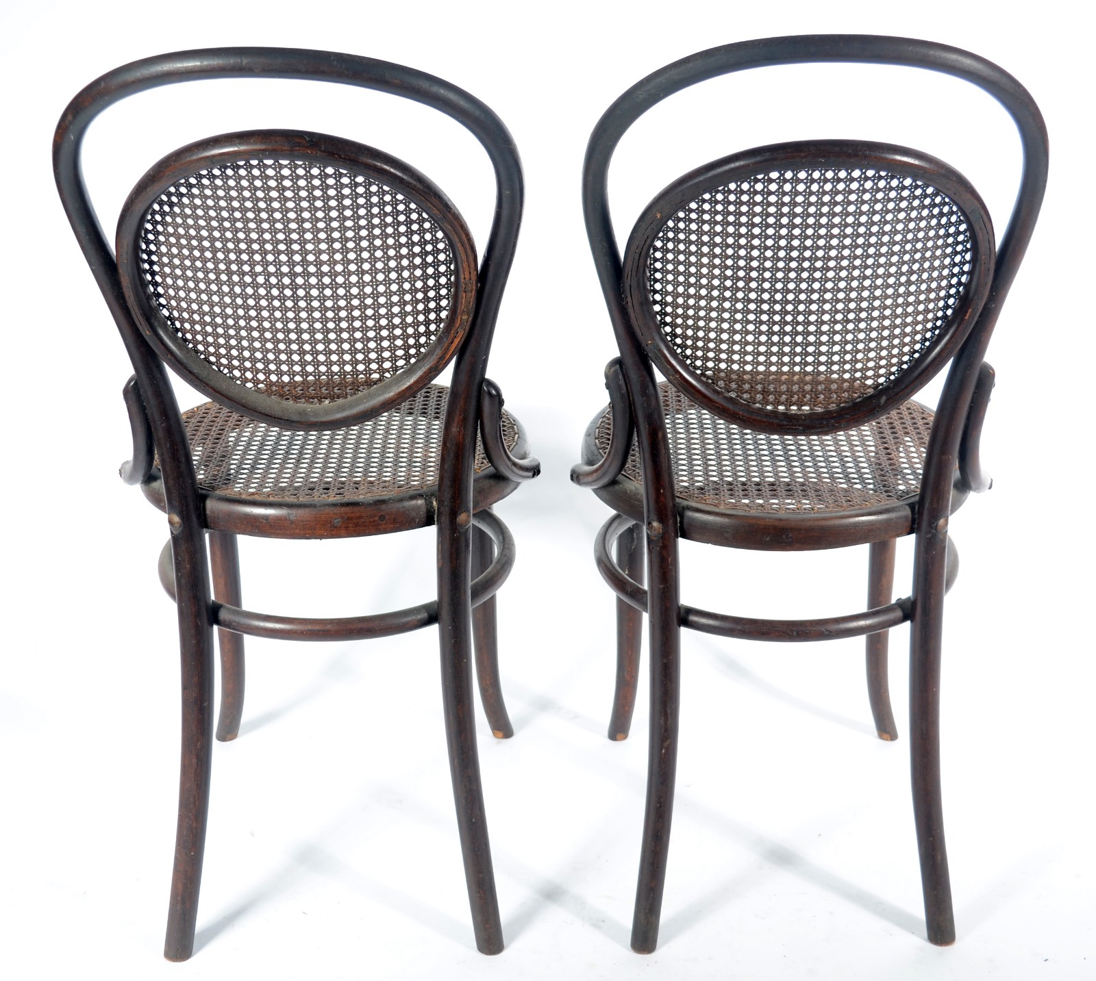 Par de cadeiras de madeira no estilo austríaco "Thonet", forração de... - foto 3 de 8