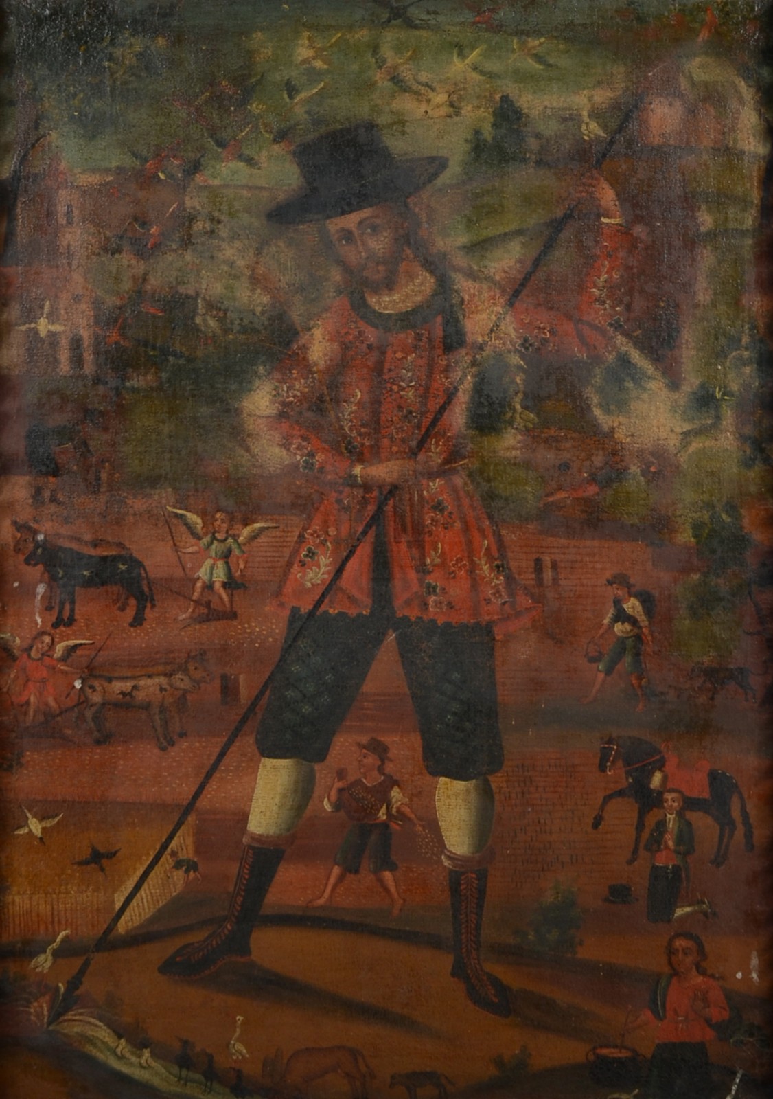 Escola Cusquenha (1538), San Isidro Labrador - foto 1 de 4