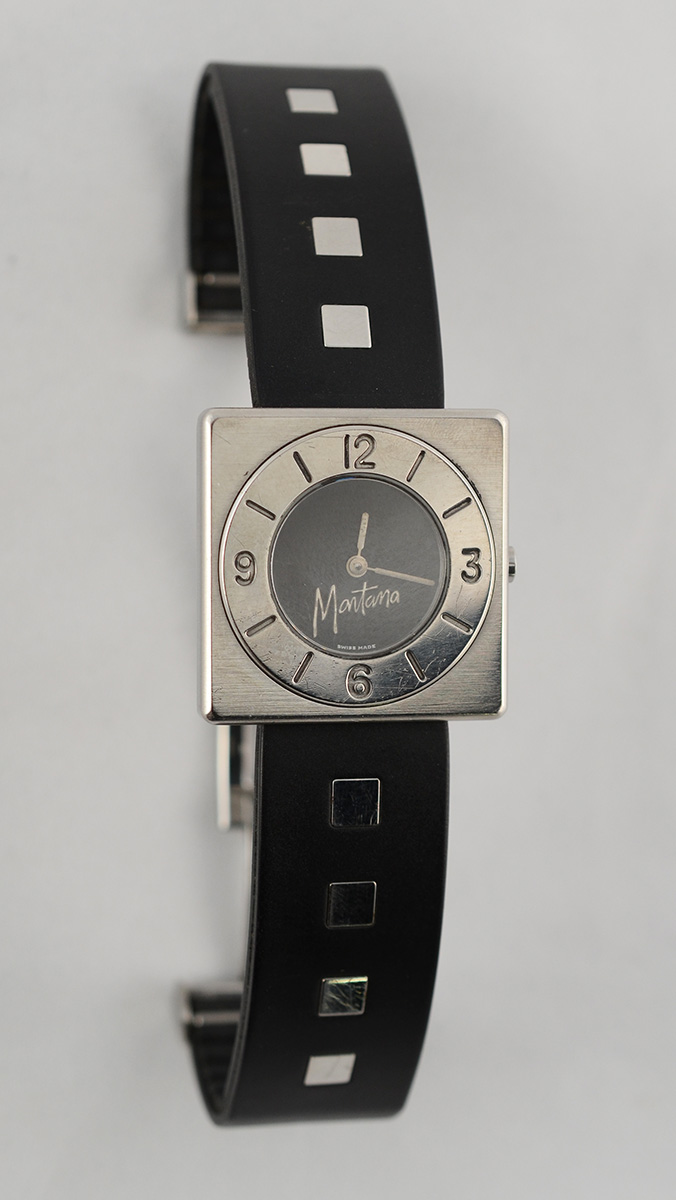 MONTANA - Relógio masculino, caixa quadrada 2,9 x 2,9 cm, mostrador... - foto 2 de 3