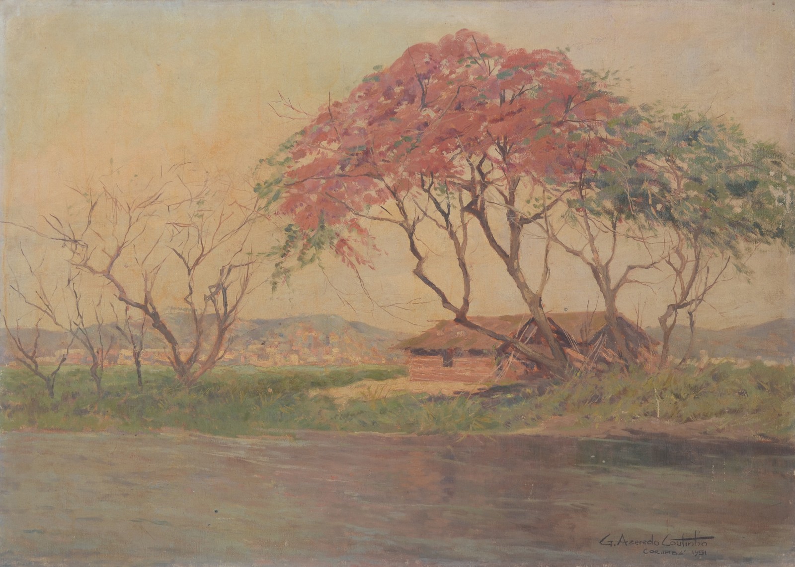 Gérson de Azeredo Coutinho (1900-1967), Margens do Rio Paraguay - Mato Grosso - foto 1 de 4