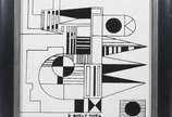 Roberto Burle Marx (1909-1994),  - Azulejo de cerâmica emoldurado, Gea Cerâmica.