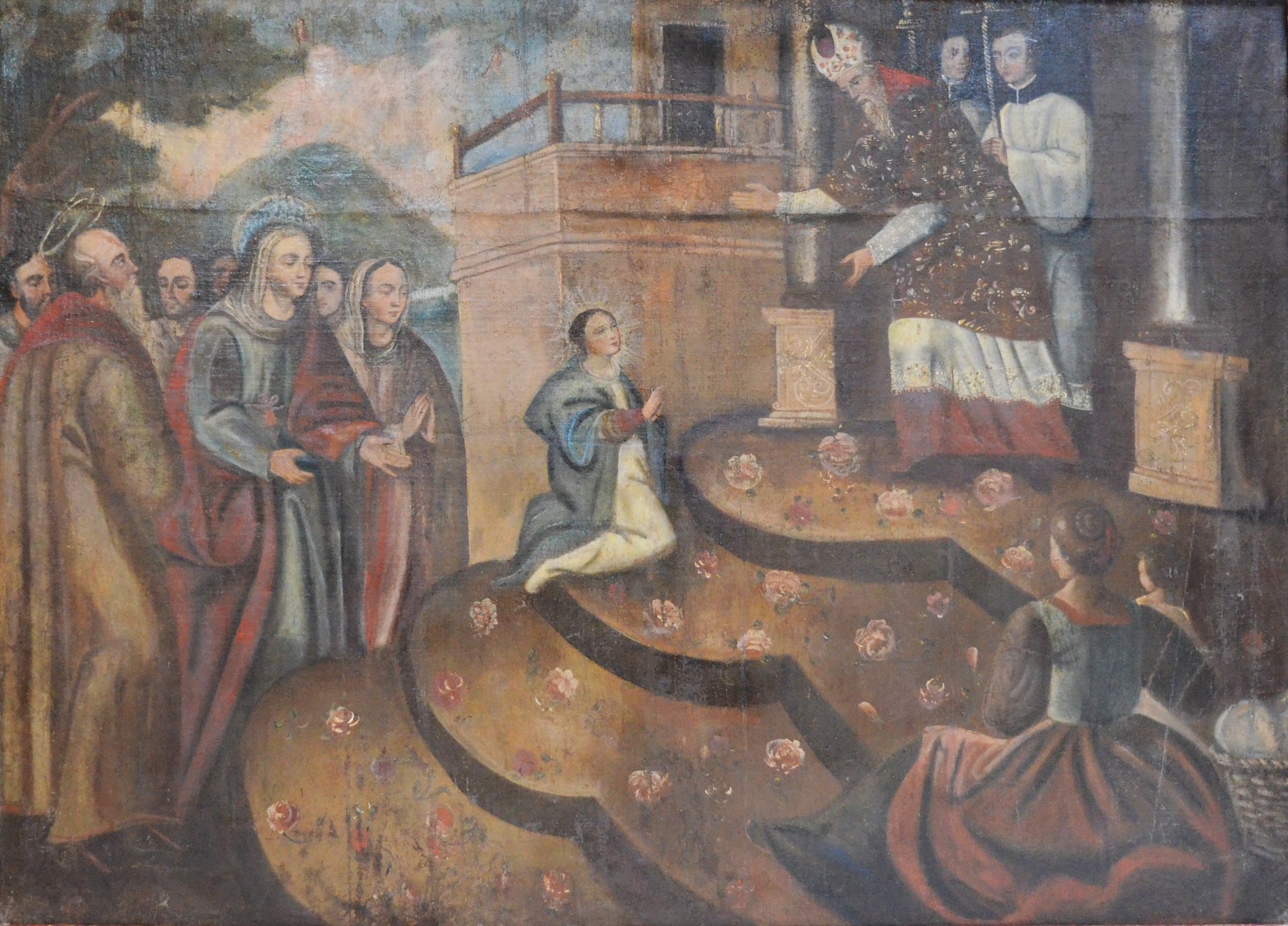 Escola Cusquenha (1538), Apresentação de Nossa Senhora No Templo - foto 1 de 5