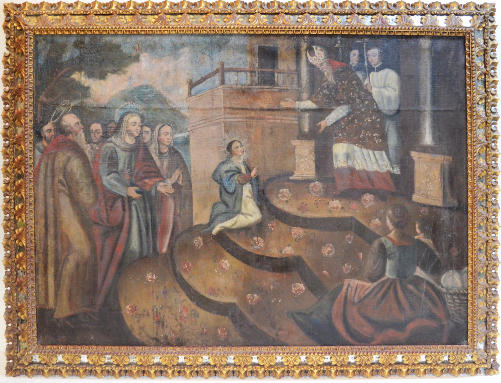 Escola Cusquenha (1538), Apresentação de Nossa Senhora No Templo - foto 2 de 5