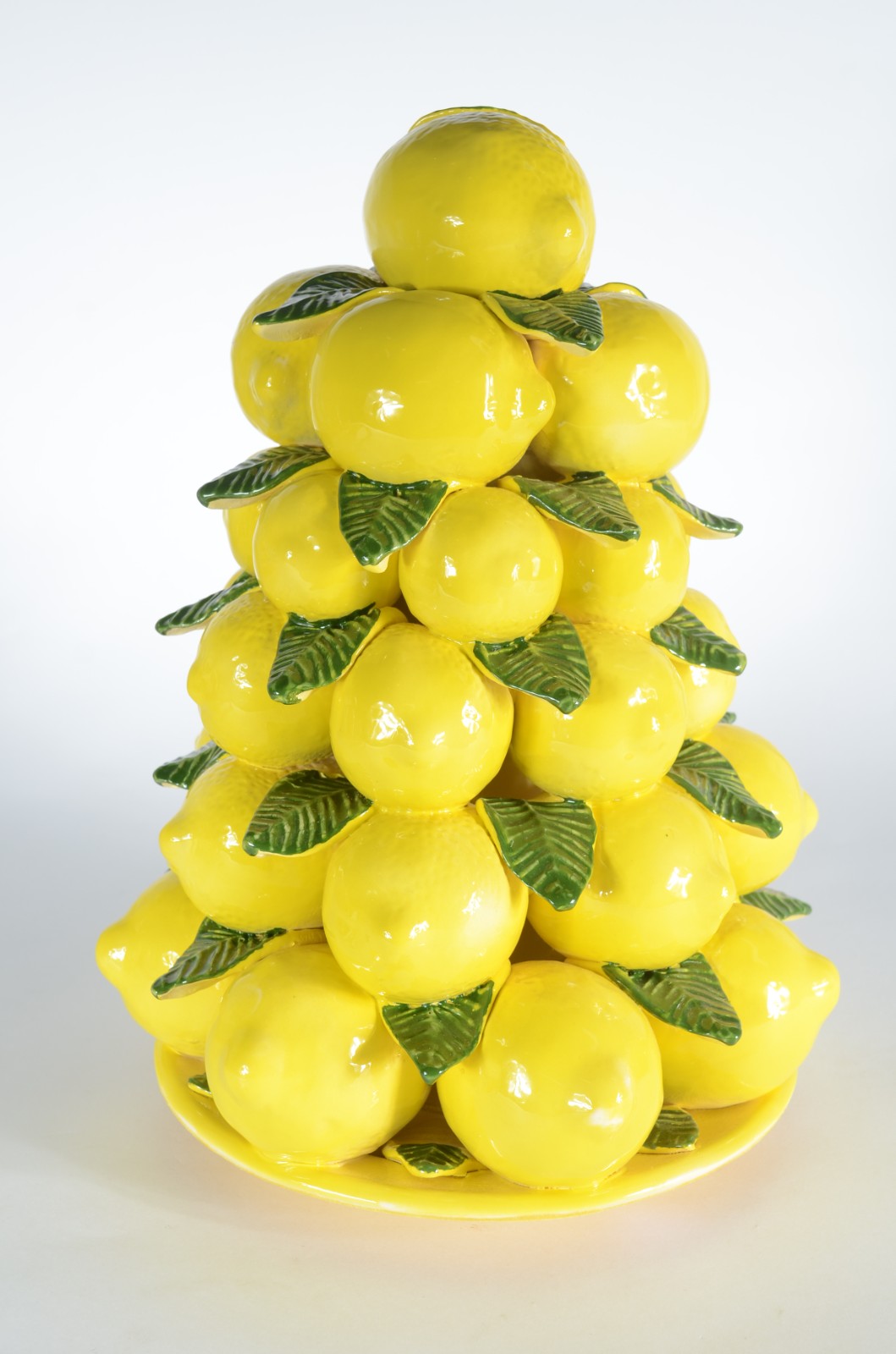 Cesta decorativa de frutas "limões sicilianos" de cerâmica... - foto 1 de 4