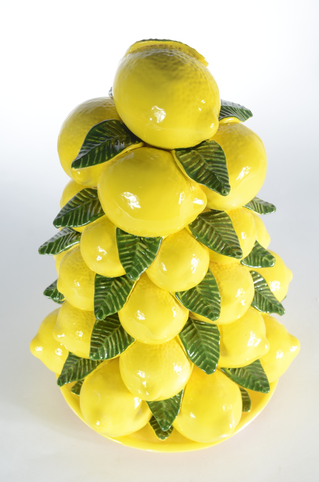 Cesta decorativa de frutas "limões sicilianos" de cerâmica... - foto 2 de 4