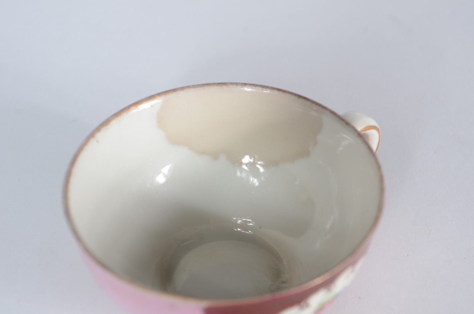 Serviço para café de porcelana tcheca em tons de rosa, decorado com... - foto 8 de 8