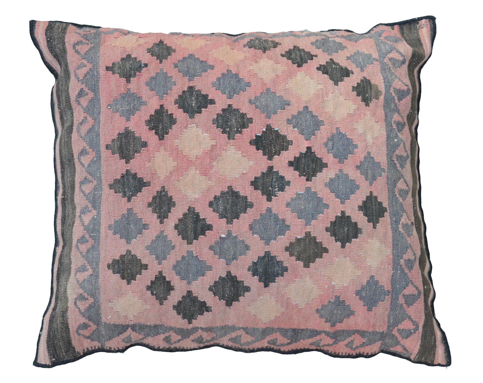 Almofada forrada com tapete kilim. - foto 1 de 4