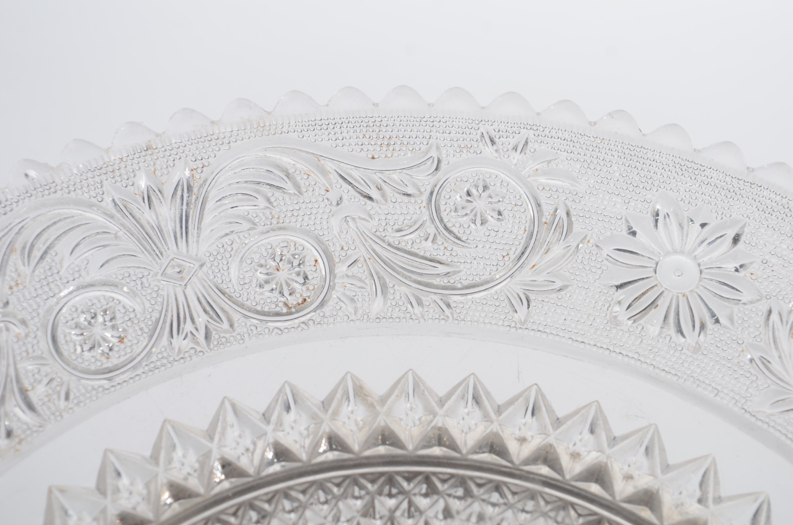 Fruteira com base de metal prateado, estilo Art Nouveau, prato de... - foto 4 de 5