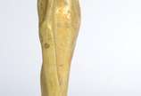 Antonio Liboredo, Figura - Escultura de bronze, assinado. Base de madeira revestida em placas pretas.