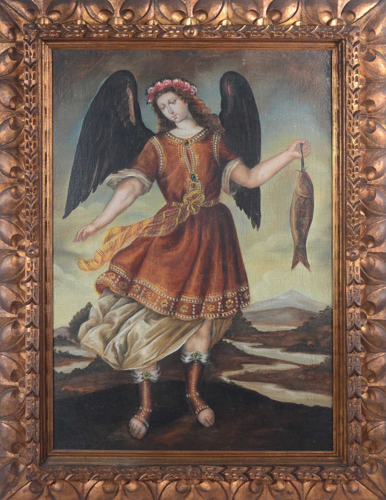 Escola Cusquenha (1538), São Rafael Arcanjo - foto 2 de 5