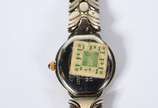 Relógio de pulso feminino, marca Citizen, máqui... - Relógio de pulso feminino, marca Citizen, máquina Japão com pulseira, caixa e números e ponteiros em dourado. (Por motivos de segurança a peça n...
