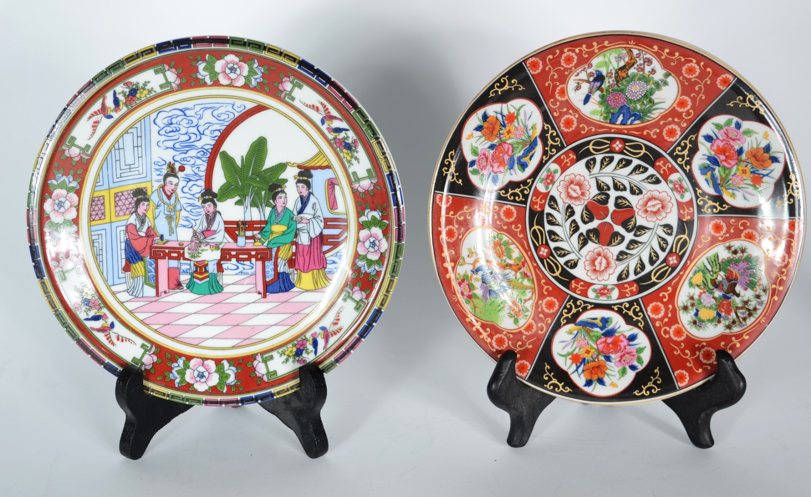 Diversas peças de porcelana oriental, composto de: par de solifleurs... - foto 2 de 11