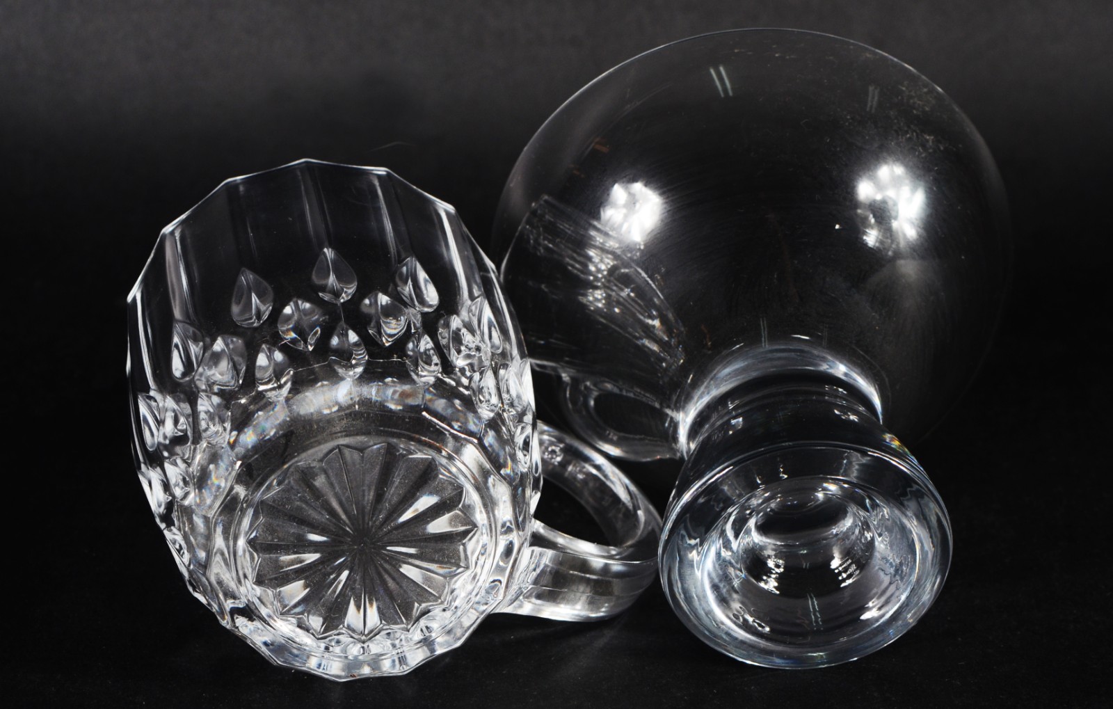 Diversas peças de vidro/cristal composto de: 8 canecas para chopp e... - foto 3 de 3