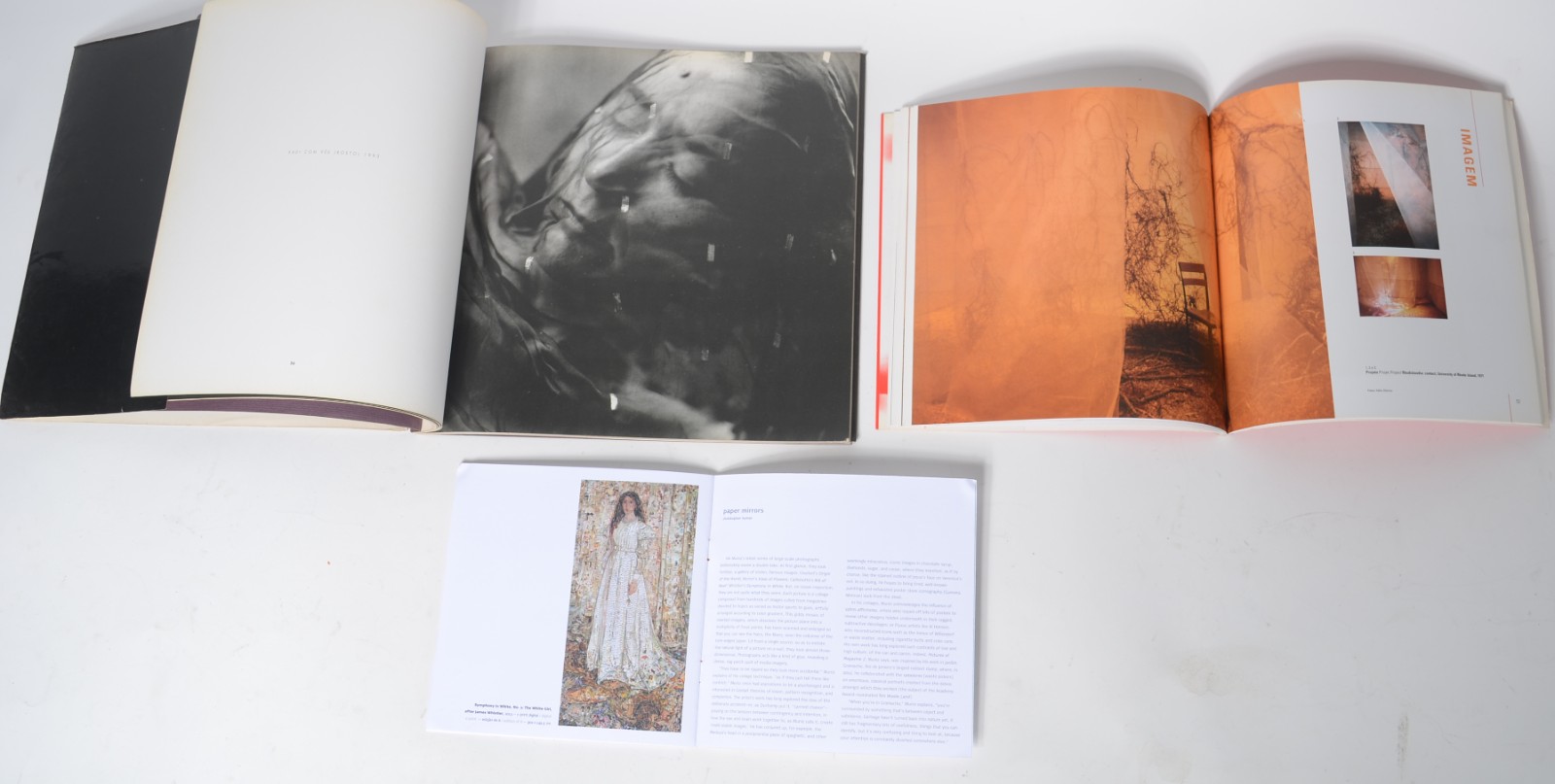 Três livros: A) Mario Cravo Neto B) Vik Muniz - Espelhos de Papel C)... - foto 2 de 3