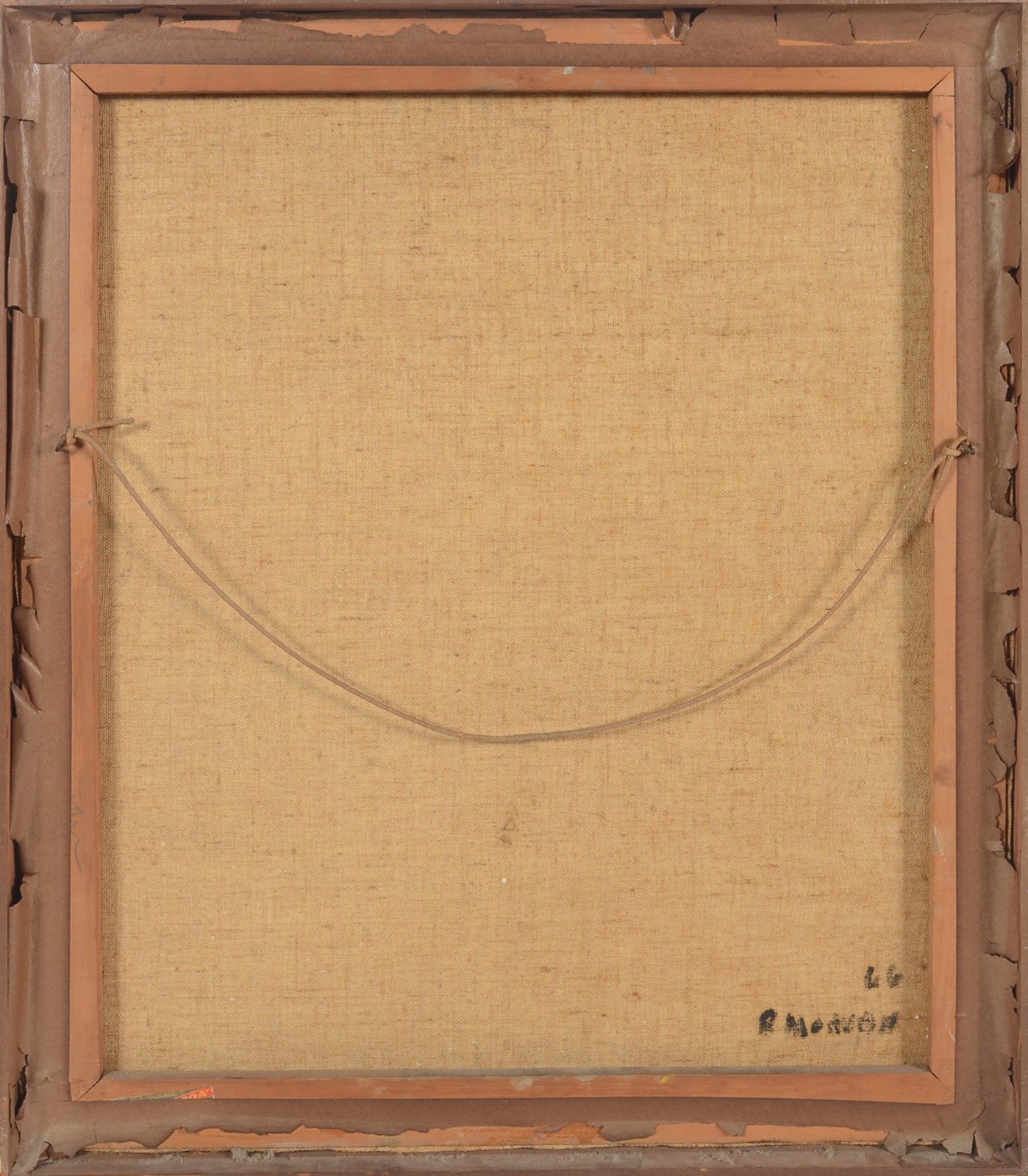 Óleo sobre tela - datado 66. - foto 4 de 5