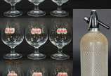 Nove tulipas de vidro  para cerveja e garrafa  - Nove tulipas de vidro  para cerveja e garrafa 