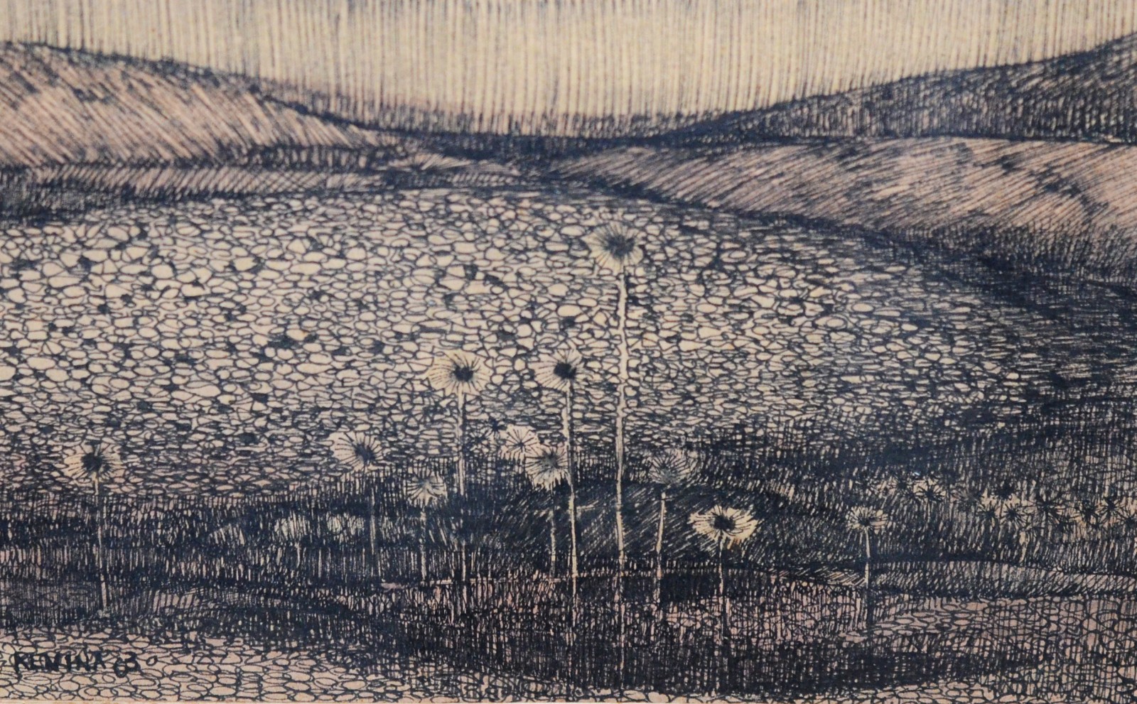 Renina Katz (1925-2025), Campo de flores - foto 1 de 6