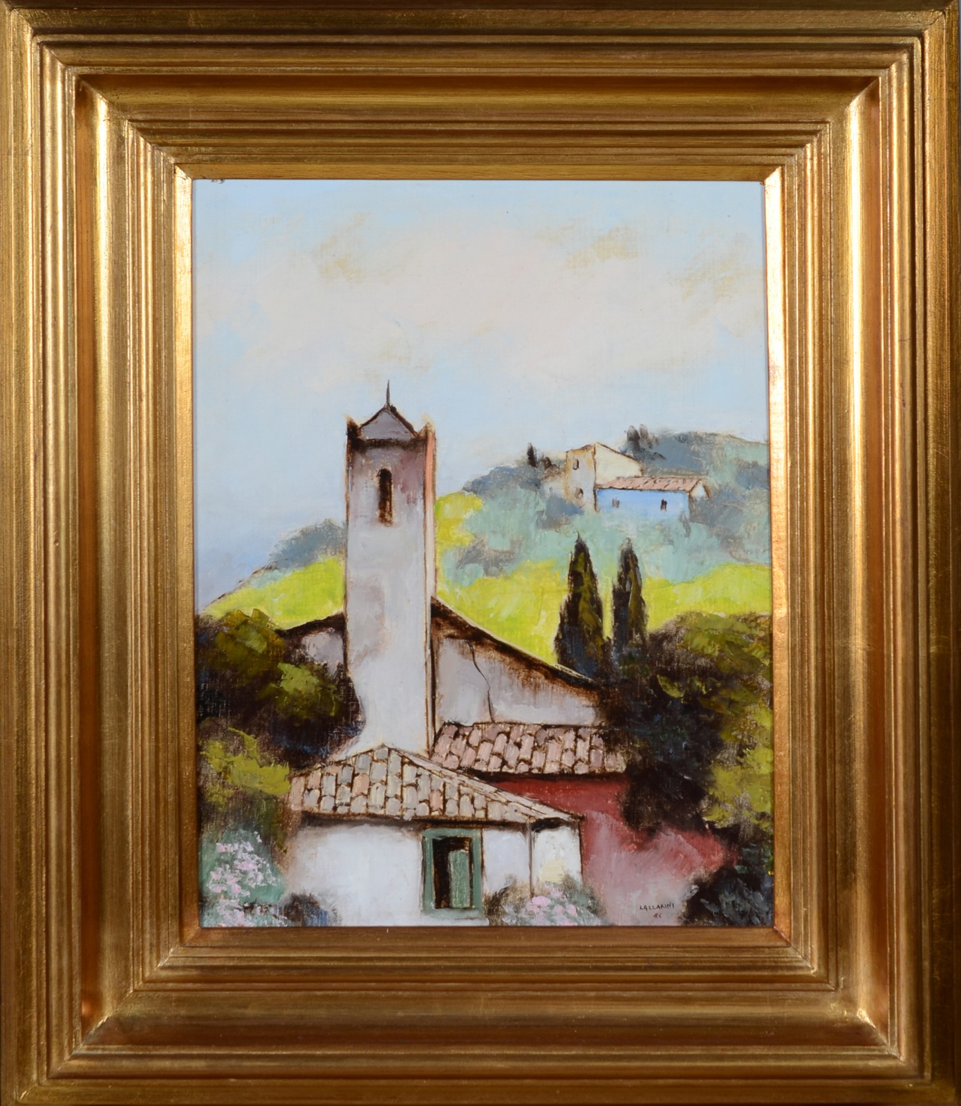  Domenico Lazzarini (1920-1987), Casario com Paisagem - foto 2 de 4