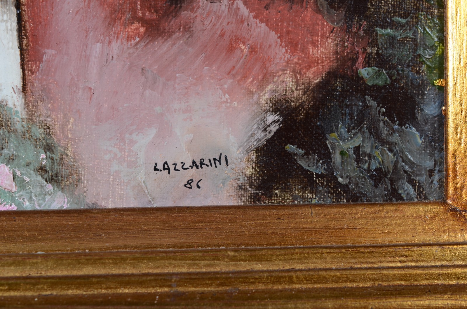  Domenico Lazzarini (1920-1987), Casario com Paisagem - foto 3 de 4