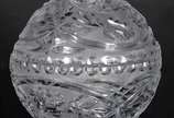Bomboniere de cristal tcheco lapidado, feitio r... - Bomboniere de cristal tcheco lapidado, feitio redondo.