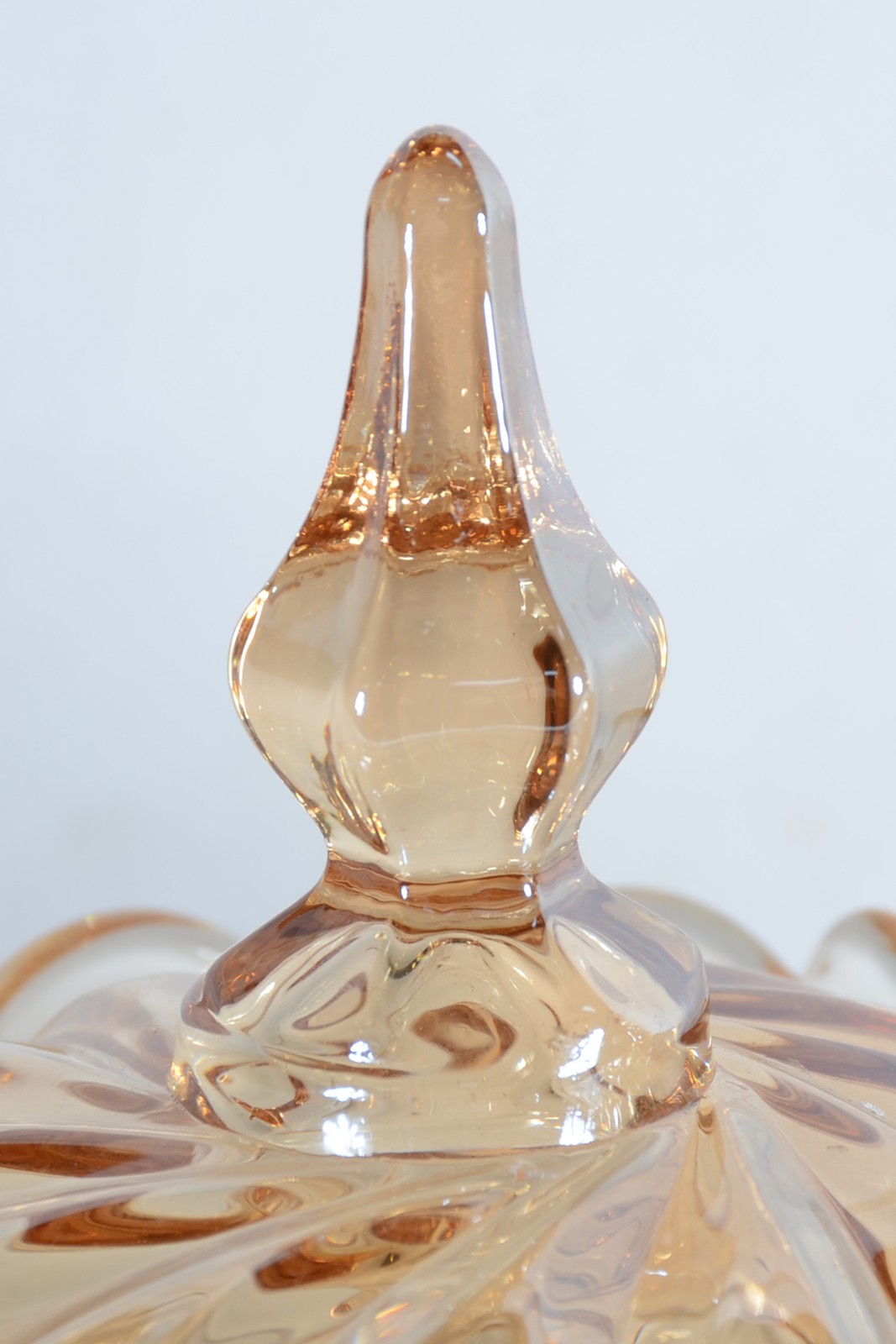 Par de compoteiras de vidro decorativo. - foto 4 de 5
