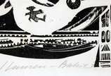 Hansen Bahia (1915-1978),  - Xilogravura - tiragem 28/30.
