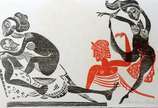 Hansen Bahia (1915-1978),  - Xilogravura.