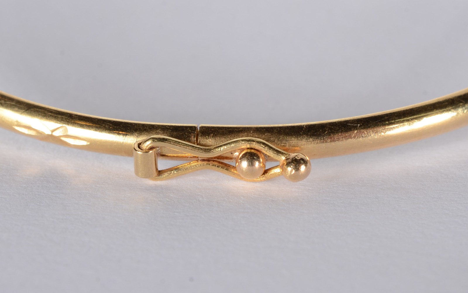 Pulseira de ouro 18 k., feitio escrava. (Por motivos de segurança a... - foto 3 de 5