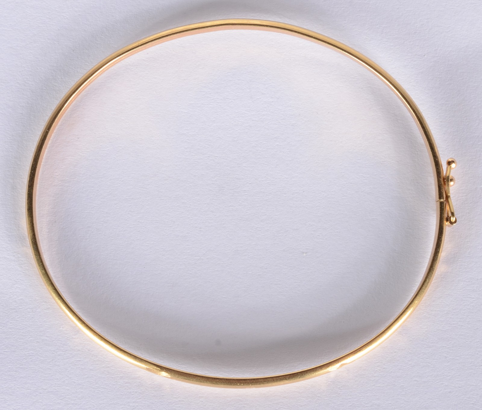 Pulseira de ouro 18 k., feitio escrava. (Por motivos de segurança a... - foto 4 de 5