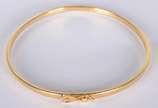 Pulseira feitio "escrava" e ouro 18 k. (Por mot... - Pulseira feitio "escrava" e ouro 18 k. (Por motivos de segurança a peça não se encontra na loja).