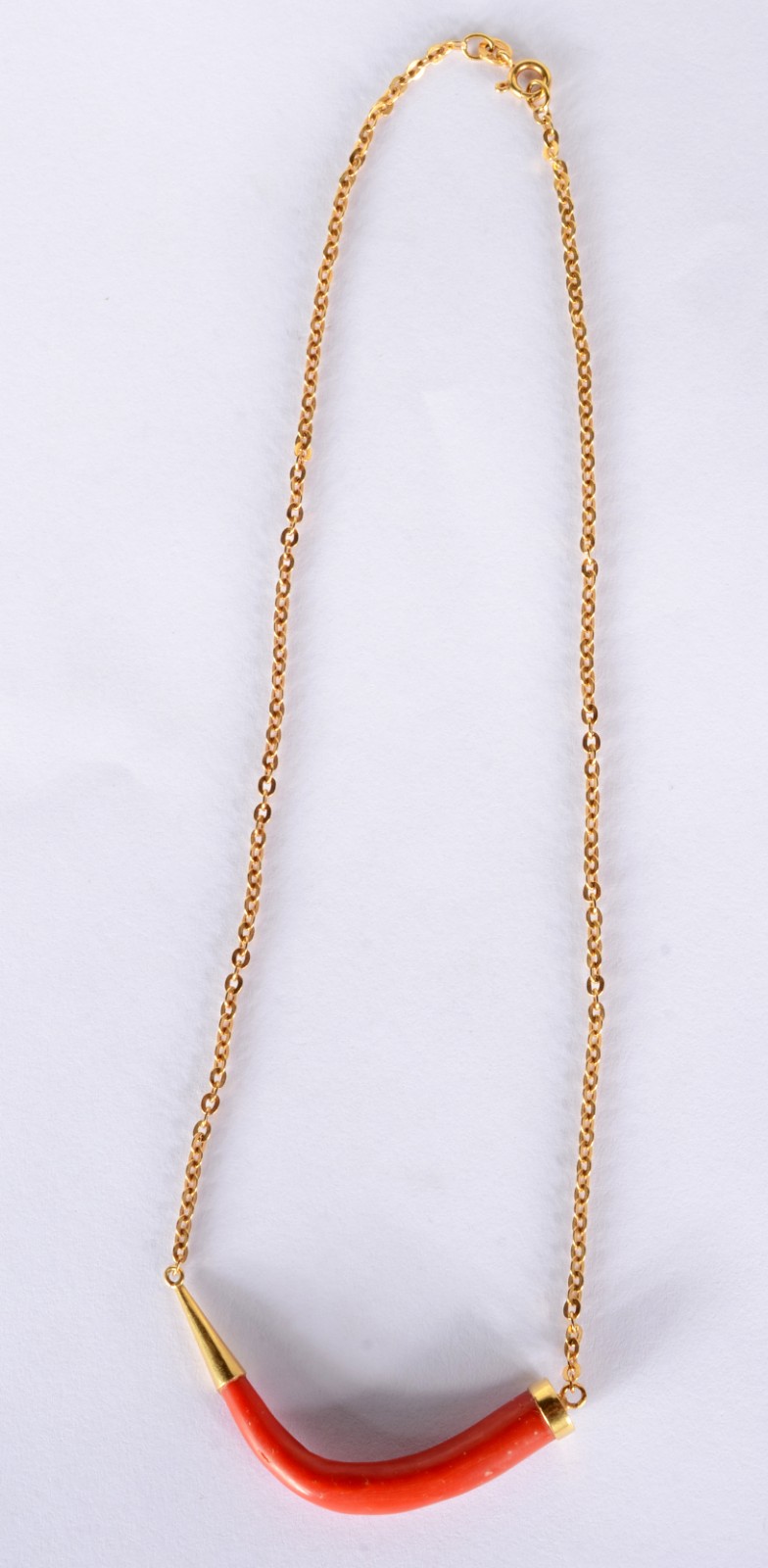 Colar de ouro 18 k., contraste 750 mls. (Por motivos de segurança a... - foto 1 de 4