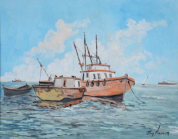 ALCY VIANNA - Marinha - ose - 38 x 48 - foto 2 de 3