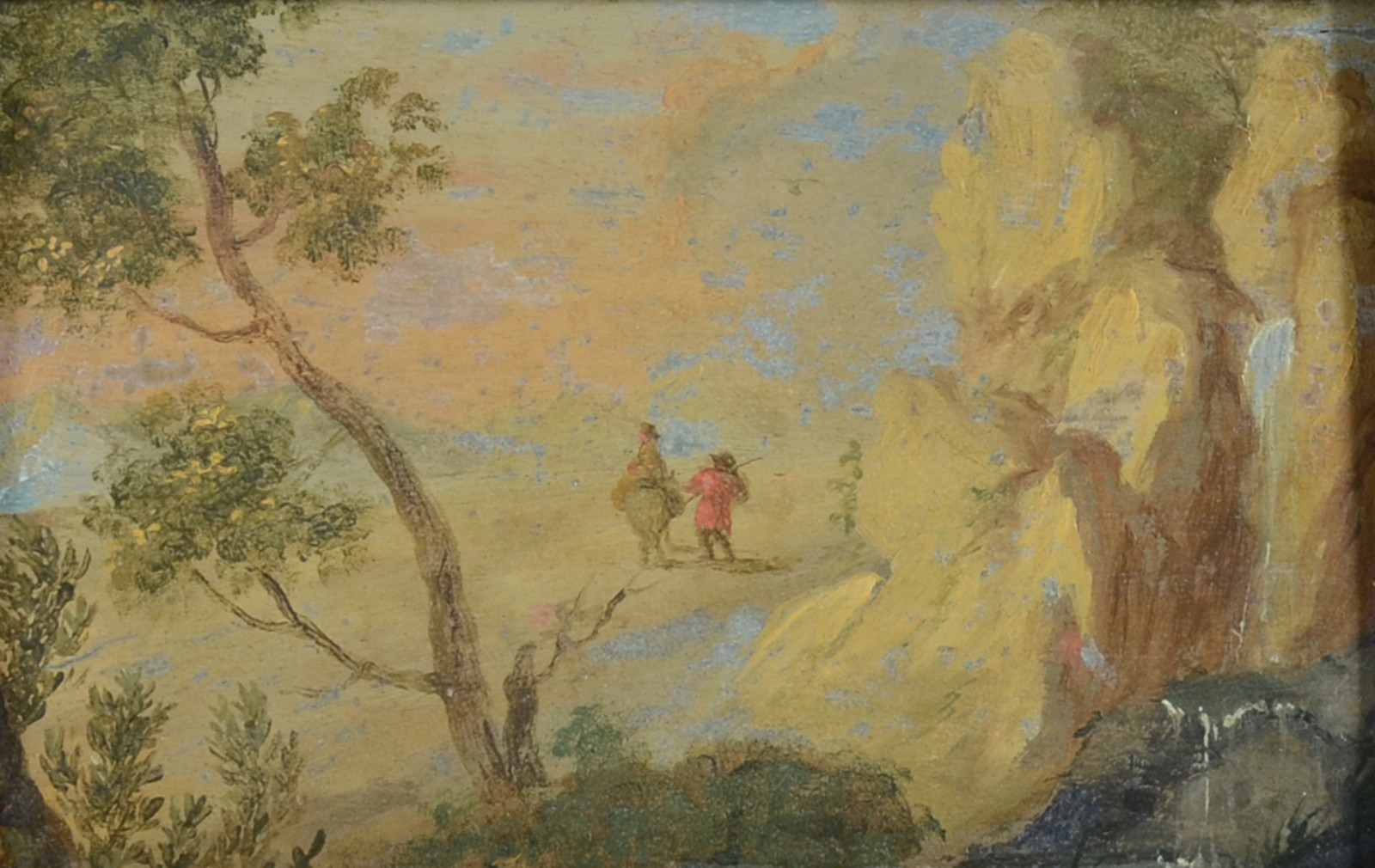 Sem assinatura, Figuras na paisagem - foto 1 de 5