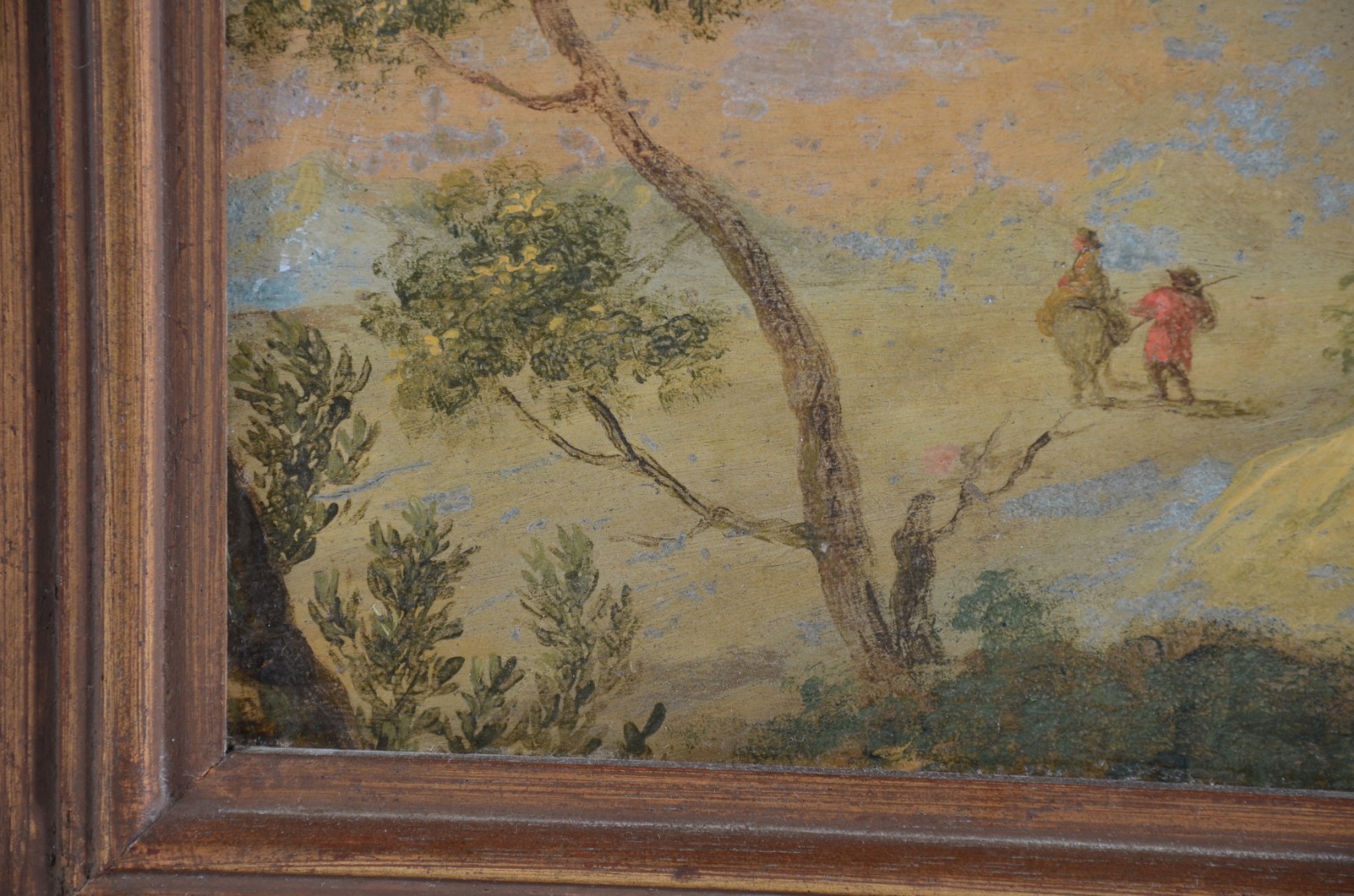 Sem assinatura, Figuras na paisagem - foto 4 de 5