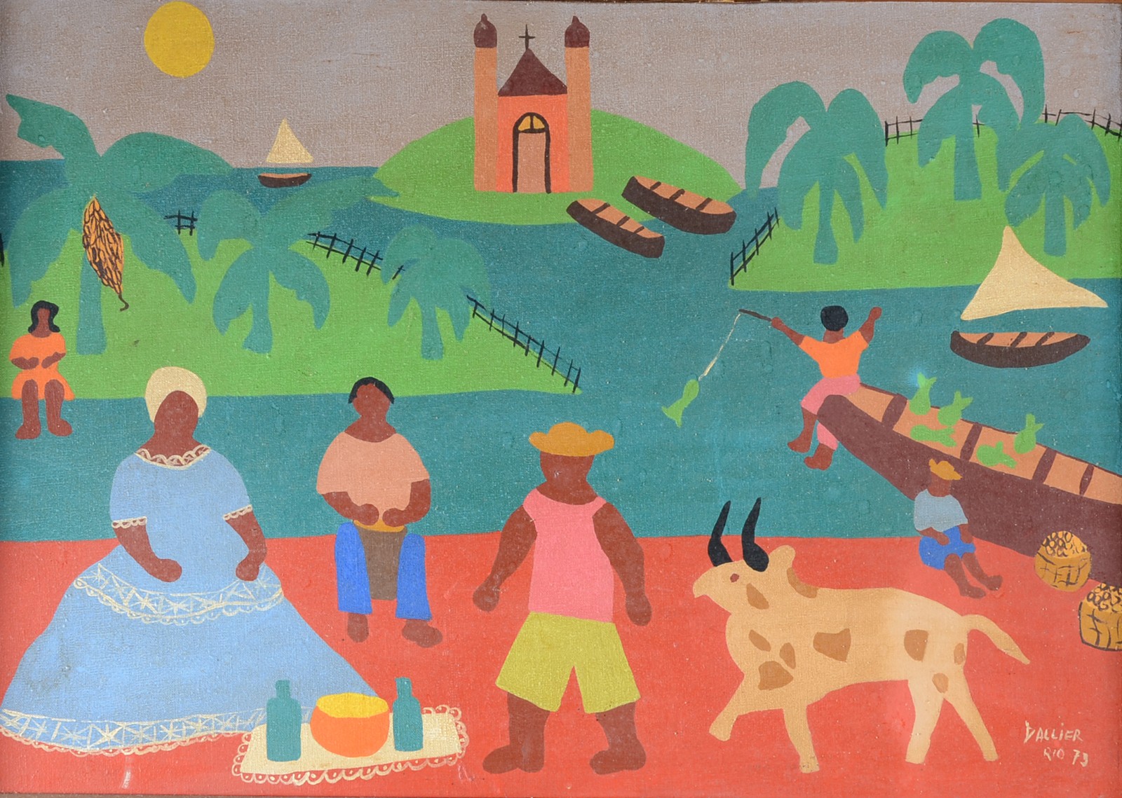 Figuras, barcos e igreja - foto 1 de 5