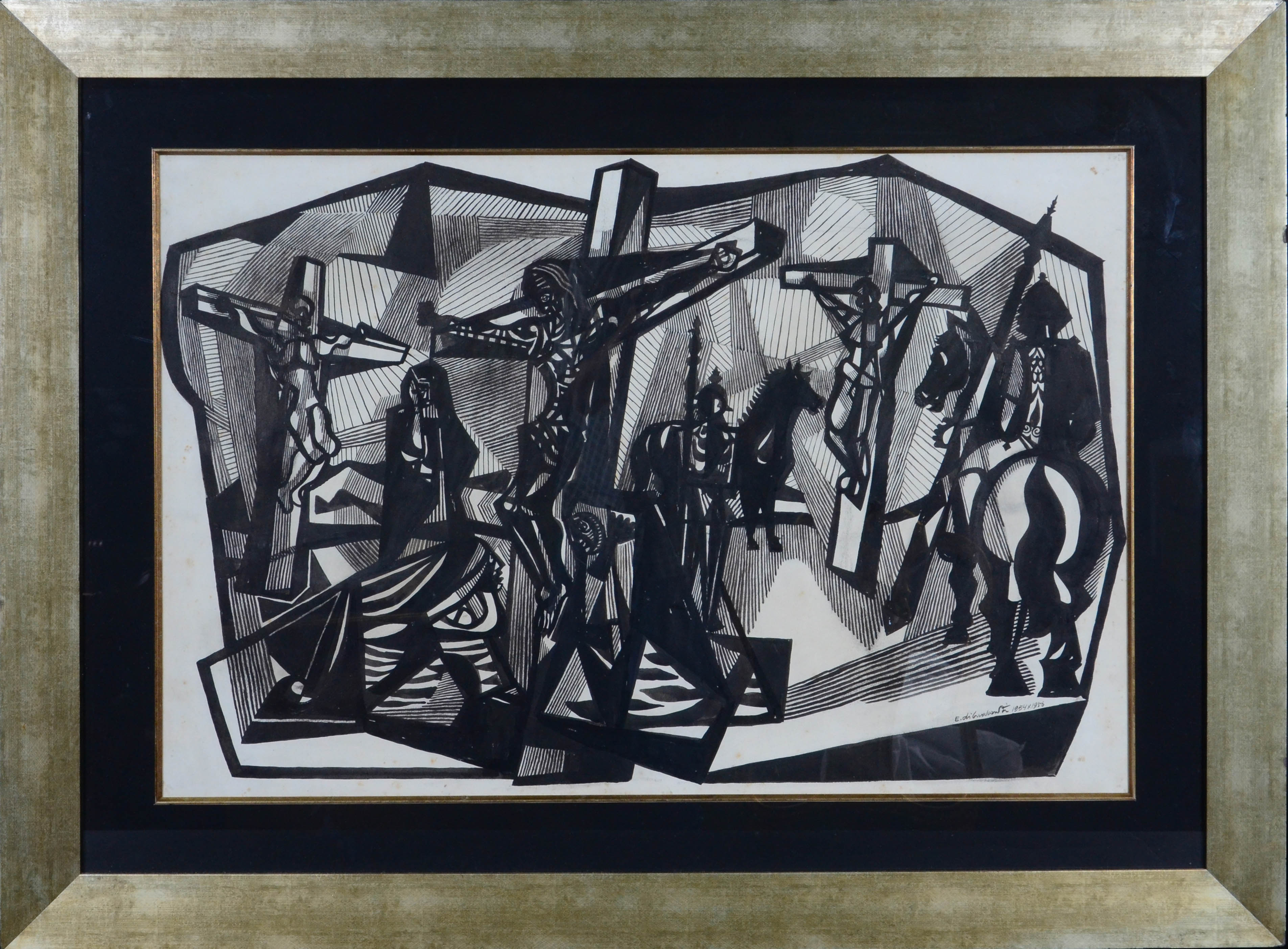 Di Cavalcanti (1897-1976), Cena Sacra - foto 1 de 3